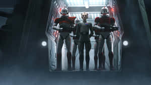 Follow The Adventures Of Star Wars The Bad Batch Wallpaper