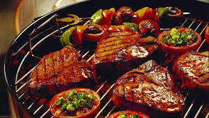 Food Barbecue Grill Wallpaper