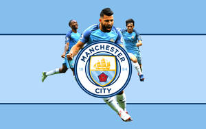 Football Club Of Manchester City Logo Wallpaper