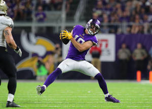 Football Player Adam Thielen Wallpaper