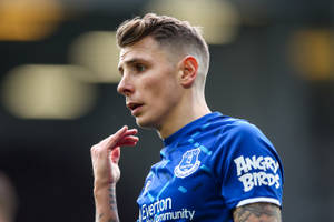 Football Player Lucas Digne Side Profile Wallpaper