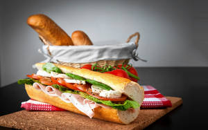 Footlong Sandwich Wallpaper