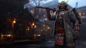 For Honor Kensei At Temple Wallpaper