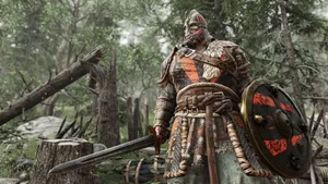For Honor Warlord In Forest Wallpaper