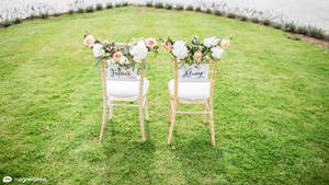 Forever-always Wedding Chairs Wallpaper