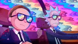 Formal Suit Rick And Morty 1920x1080 Wallpaper