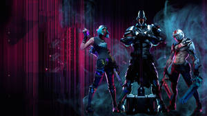 Fortnite 2560x1440 Three Characters Hammer Wallpaper