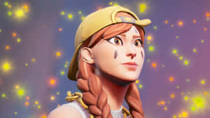 Fortnite Aura Skin Aesthetic Sparkling Reaction Wallpaper