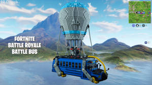 Fortnite Battle Royale Battle Bus Wallpaper