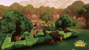 Fortnite Battle Royale Labyrinth With Fort Wallpaper
