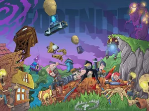 Fortnite Cartoon Fan Art Hd Wallpaper