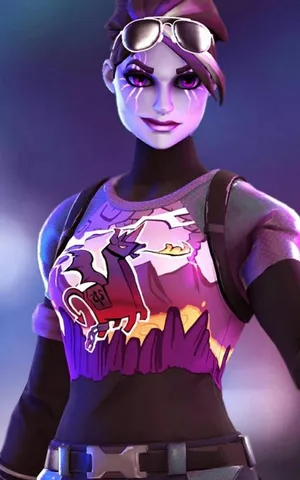 Fortnite Dark Bomber Character Portrait Wallpaper