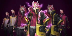 Fortnite Drift Black Background Wallpaper