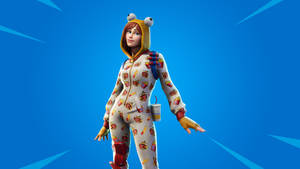Fortnite Girl In A Onesie Wallpaper