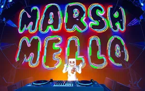 Fortnite Iconic Marshmello Ready To Take On The Next Victory Royale Wallpaper