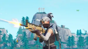 Fortnite Kuno Shooting Weapon Wallpaper