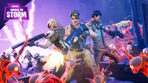 Fortnite Survive The Storm Hd Wallpaper