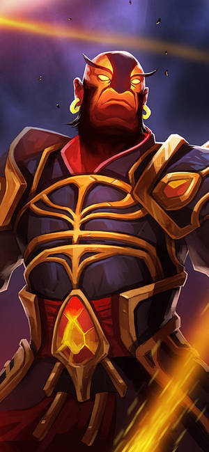 Fortress Of Flare Ember Spirit Dota 2 Iphone Wallpaper