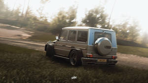 Forza 4 Shows Gray Mercedes G Wagon Wallpaper