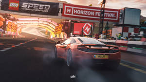 Forza Horizon 4 4k Orange Mclaren Lego Champion Wallpaper