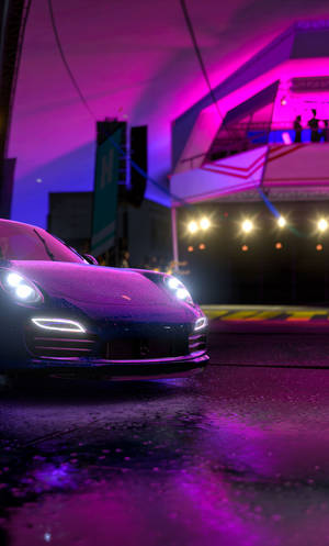 Forza Iphone Purple Night Wallpaper