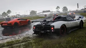 Forza Motorsport 7 Wet Racing Wallpaper