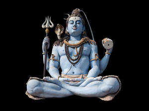 Four-armed Shiv Shankar Meditation Wallpaper