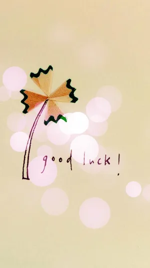 Four Leaf Clover Good Luck Wish Wallpaper