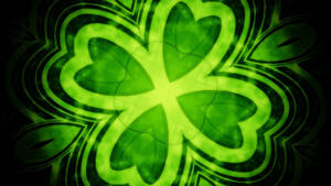 Four Leaf Clover St Patrick's Day Wallpaper