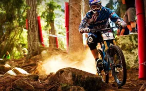 Fox Mtb Off-road Biking Wallpaper