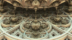 Fractal Shape China Cathedral Wallpaper
