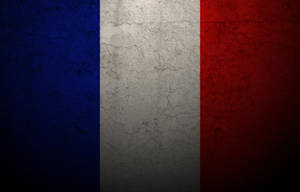 France Flag Wall Cracks Wallpaper