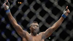 Francis Ngannou Victorious Wallpaper
