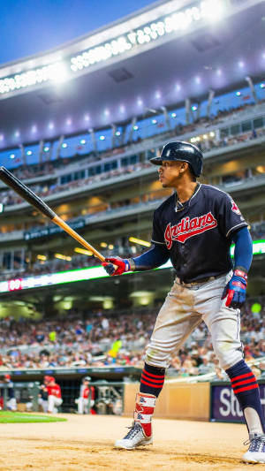 Francisco Lindor In Arena Wallpaper