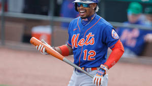 Francisco Lindor Of Mets Baseball Wallpaper