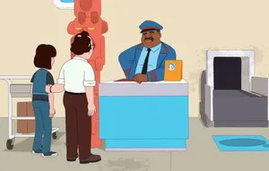 Frank Murphy Inside Police Station F Is For Family Wallpaper