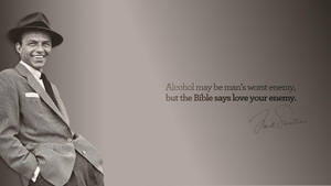 Frank Sinatra Quotes Poster Wallpaper