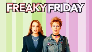 Freaky Friday Split Color Poster Wallpaper