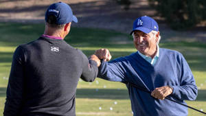 Fred Couples And Adam Scott Wallpaper