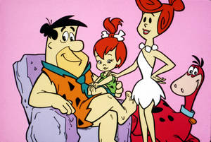 Fred Flintstone Family Comic Wallpaper