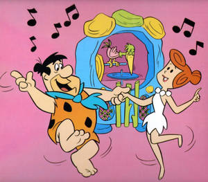 Fred Flintstone Wilma Dance Wallpaper