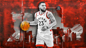 Fred Vanvleet Raptors Key Art Wallpaper