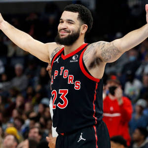 Fred Vanvleet Victorious Wallpaper