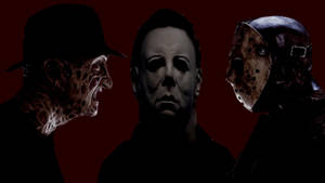 Freddy, Jason Voorhees And Michael Wallpaper