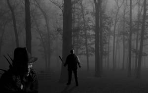 Freddy Krueger In The Forest Wallpaper