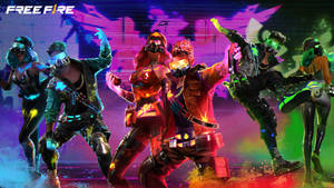 Free Fire Hip Hop Bundle Couple Dancers Wallpaper