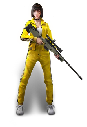 Free Fire Kelly Png Wallpaper
