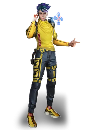 Free Fire Wolfrahh Png Wallpaper