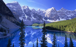 Free Image Snow Mountain Range Wallpaper