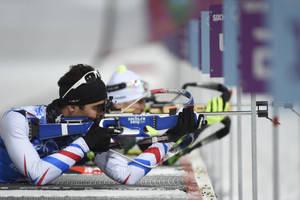 French Biathlon Athlete Martin Fourcade Wallpaper